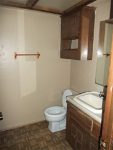 Bathroom with sink and mirror