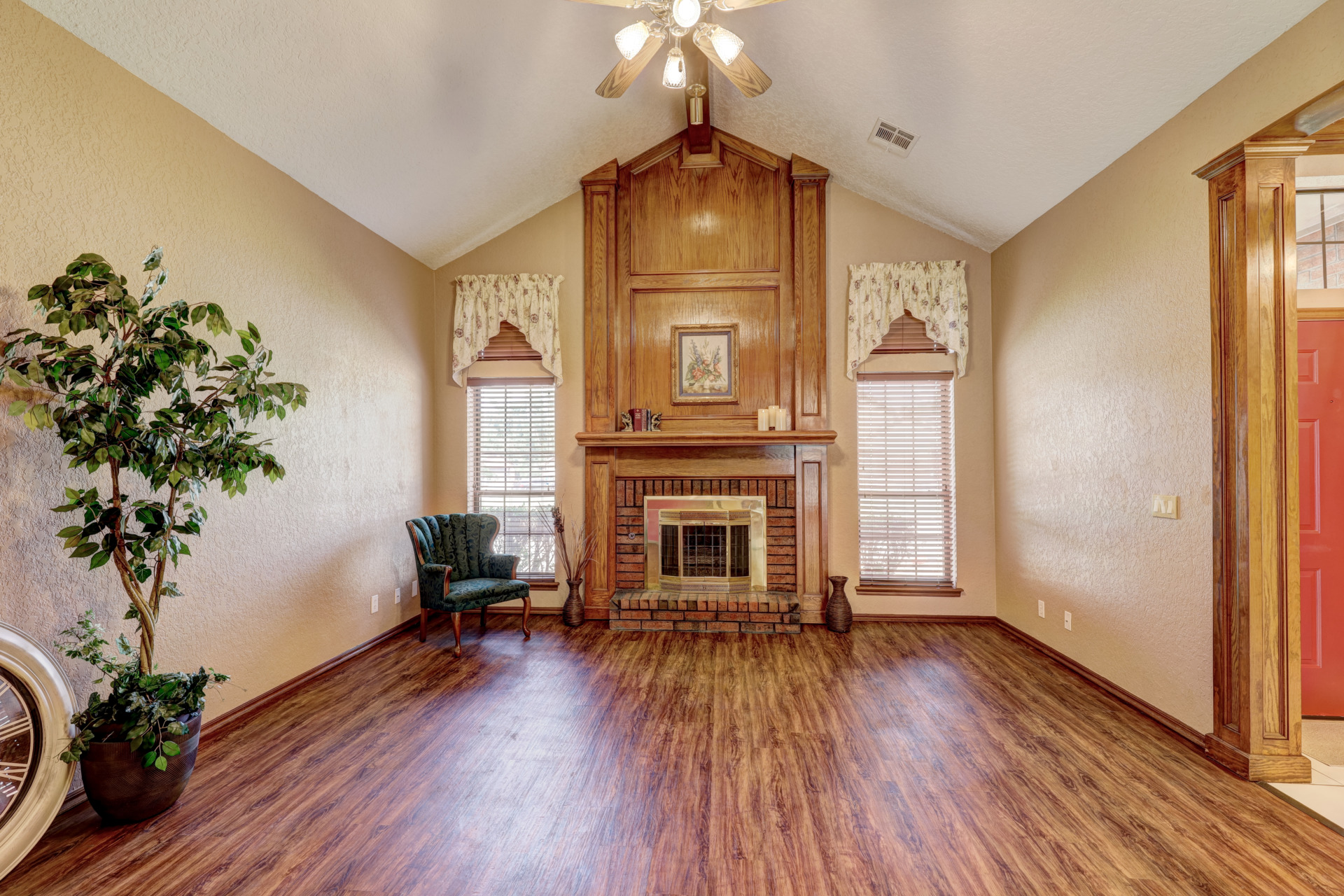 A pleasant property. Visit us at RentInOKC.com. 